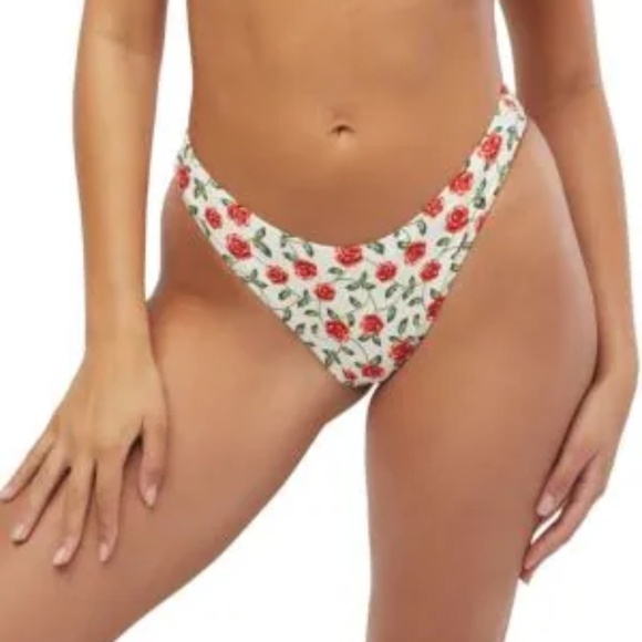 WEWOREWHAT Women's Floral Bikini Bottom XXL NWT - Picture 2 of 8